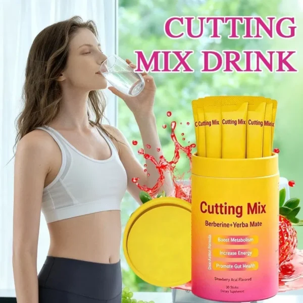 Cutting Mix Berberine & Yerba Mate Powder – Metabolism & Energy Support Formula