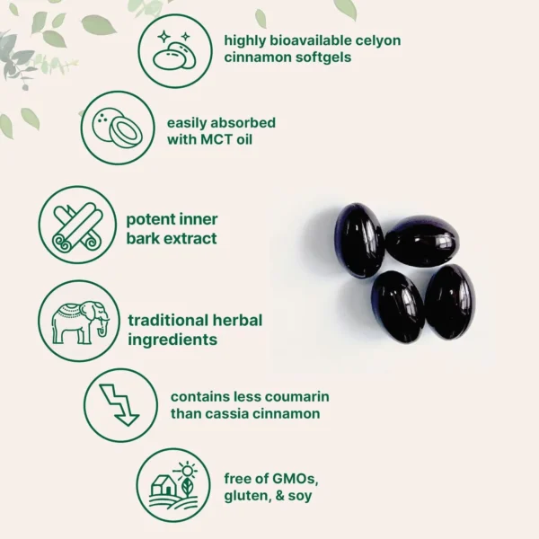 ginnamon_04 Ceylon Cinnamon Softgels with MCT Oil – Metabolic Wellness & Antioxidant Support