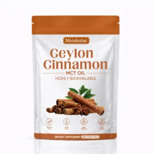 Ceylon Cinnamon Softgels with MCT Oil – Metabolic Wellness & Antioxidant Support