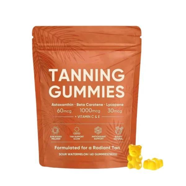 tanning gummis_05 Tanning Gummies with Astaxanthin, Beta Carotene & Lycopene – Beauty & Glow Support